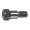 Midwest Fastener Shoulder Screw, 18 (Coarse) Thr Sz, 7/16 in Thr Lg, 3/8 in Shoulder Lg, Steel, 5 PK 71587